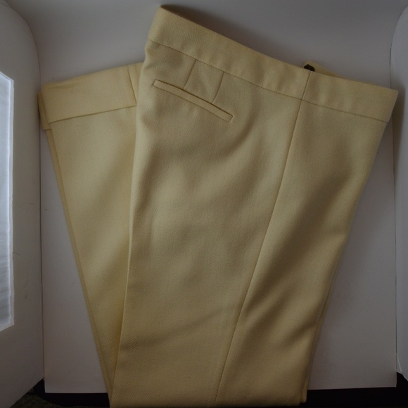 J. Crew City Fit Cream Wool Pants - Picture 3 of 7